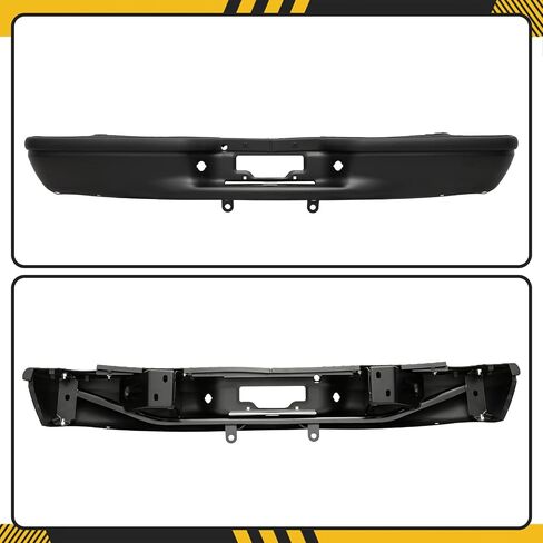 PENSUN Rear Bumper Replacement Fit For Ford F-150 2009-2014 with Parking Sensor Holes – Heavy Duty Steel Chrome Direct Fit Rear Bumper Cover OEM FO1103166 in Kuwait