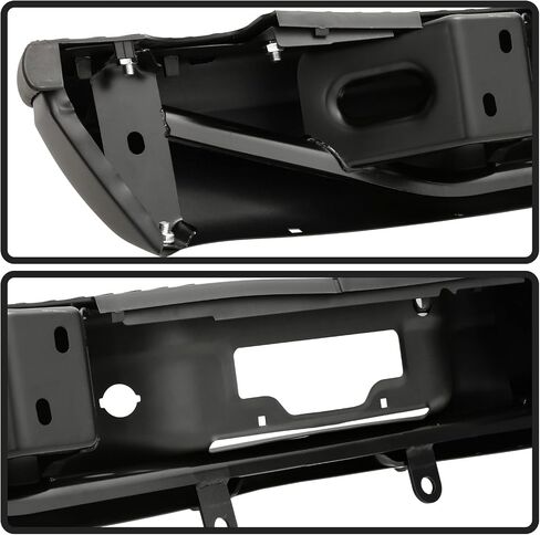 PENSUN Rear Bumper Replacement Fit For Ford F-150 2009-2014 with Parking Sensor Holes – Heavy Duty Steel Chrome Direct Fit Rear Bumper Cover OEM FO1103166 in Kuwait