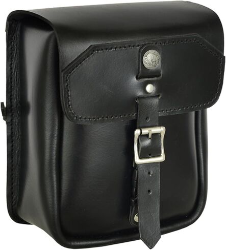 Daniel Smart Leather Sissy Bar Tool Bag for Motorcycles Durable and Stylish Perfect accessory for Motorcyclist Black in Saudi Arabia