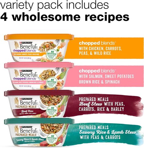 Purina Beneful Wet Dog Food Variety Pack, Chopped Blends - (12) 10 oz. Tubs in Saudi Arabia