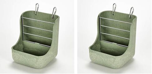 Kaytee Hay & Food Bin Feeder With Quick Locks For Pet Rabbits, Chinchillas, Guinea Pigs and Other Small Animals in Kuwait