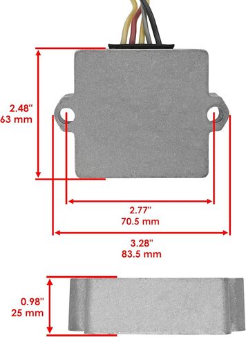 Caltric Regulator Rectifier Compatible with Yamaha 30 30Hp F30 4 Stroke 2001-2003 in Saudi Arabia