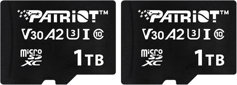 Patriot VX Series 256GB Micro SDXC V30 A2 UHS-I U3 4K UHD Memory Card - PSF256GVX32MCX in Kuwait