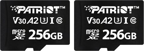 بطاقة ذاكرة باتريوت VX سيريز 256 جيجا مايكرو SDXC V30 A2 UHS-I U3 4K UHD - PSF256GVX32MCX in Saudi Arabia