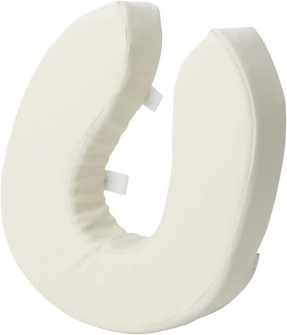 DMI Raised Toilet Seat Cushion Seat Cushion and Seat Cover to Add Extra Padding to the Toilet Seat while Relieving Pressure, Tear Resistant, FSA & HSA Eligible, 2 Inch Pad, White in Kuwait
