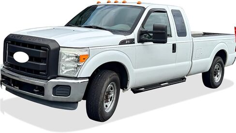 APS 6.5in Side Armor 304 لوحات تشغيل من الفولاذ المقاوم للصدأ متوافقة مع Ford F250 F350 Super Duty 1999-2016 CAB Extended Cab (NERF BARS SINGE STEPS SIDE in Saudi Arabia