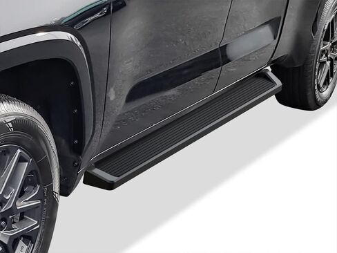APS Black Running Boards Style Compatible with Toyota Tundra 2022-2025 Double Cab (Nerf Bars Side Steps Side Bars) in Saudi Arabia