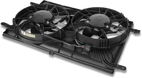 Auto Dynasty GM3115219 OE Style Radiator Cooling Fan Shroud Assembly Compatible with Acadia Traverse 3.6L 07-19 in Saudi Arabia