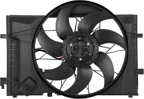 SCITOO 2035000293 Engine Radiator Cooling Fan Compatible for for Mercedes-Benz 2003-2005 for C230 1.8L CLK320 3.2L 2002 for C230 2.3L 2006-2007 for C230 2.5L C280 3.0L C350 3.5 in Saudi Arabia