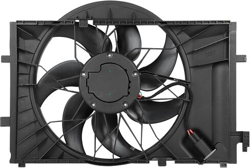 SCITOO 2035000293 Engine Radiator Cooling Fan Compatible for for Mercedes-Benz 2003-2005 for C230 1.8L CLK320 3.2L 2002 for C230 2.3L 2006-2007 for C230 2.5L C280 3.0L C350 3.5 in Saudi Arabia