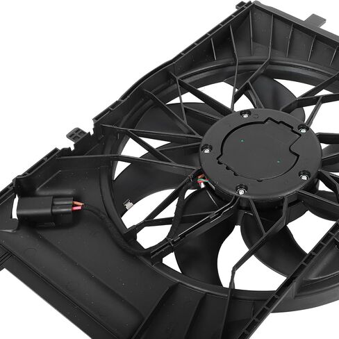 SCITOO 2035000293 Engine Radiator Cooling Fan Compatible for for Mercedes-Benz 2003-2005 for C230 1.8L CLK320 3.2L 2002 for C230 2.3L 2006-2007 for C230 2.5L C280 3.0L C350 3.5 in Saudi Arabia