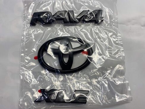 Genuine Toyota RAV4 XLE Blackout Black Emblem Overlays PT948-42192-02 in Saudi Arabia