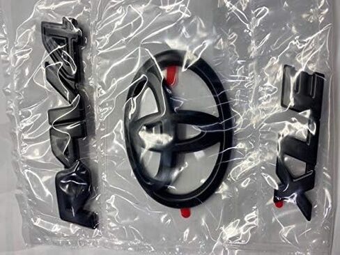 Genuine Toyota RAV4 XLE Blackout Black Emblem Overlays PT948-42192-02 in Saudi Arabia
