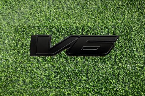 Everlay Emblem 3D Letter Side Door الخلفية الخلفية شارة الخلفية Nameplate متوافقة مع 2023-2024 مجموعة كولورادو V6 من 4pcs (أسود غير لامع) in Kuwait