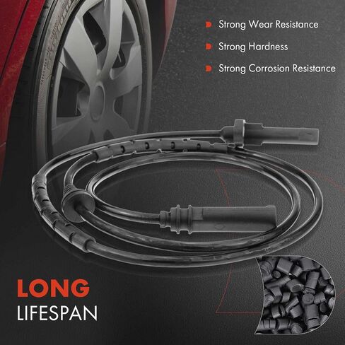 مستشعر سرعة عجلة ABS-premium متوافق مع BMW X5 2007-2018 ، X6 2008-2019 ، الخلف اليسار واليمين ، سائق وجانب الراكب 2PC مجموعة in Saudi Arabia