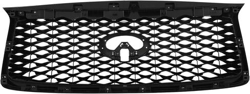 KARPAL Front Bumper Grille Assembly Chrome Grill 623106GW0A Compatible with 2018 2019 2020 2021 INFINITI QX80 in Kuwait