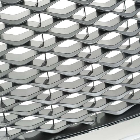 KARPAL Front Bumper Grille Assembly Chrome Grill 623106GW0A Compatible with 2018 2019 2020 2021 INFINITI QX80 in Kuwait