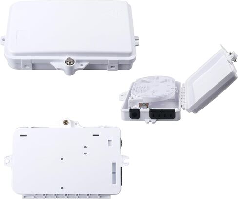 8 الأساسية الألياف البصرية صندوق طرفي توزيع الألياف البصرية الضميمة FTTH الألياف البصرية الملحقات 8.08x5.31x1.57 بوصة in Saudi Arabia