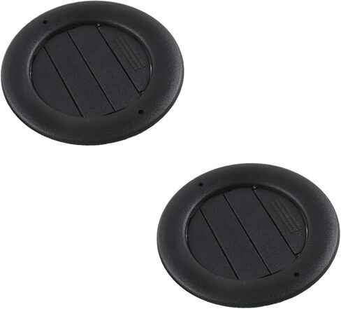 2PCS FL1Z-19893-AH FL1Z19893AH السقف الخلفي AC AIR VENT GRILLE متوافق مع Ford Expedition Lincoln Navigator 2015-2020 (Black) in Saudi Arabia
