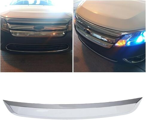 تقليم مصبغة أمامية من Ecotric متوافق مع استبدال Fusion 2010-2012 لـ FO1216104C AE5Z8200B Chrome Grill in Saudi Arabia