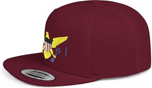 Virgin Islands Flag Snapback Hat, USVI Flag Cap, Gift for Virgin Islander, VI Dad Vacation Hat in Saudi Arabia