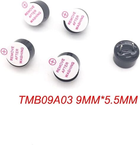 5PCS 3V Active Buzzer Electromagnetic 9 * 5.5MM TMB09A03 Pitch 5mm in Saudi Arabia