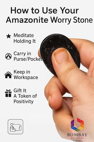 7 شقرا من البلورات الحجرية - أحجار النخيل لتخفيف الإجهاد والقلق - حجر orgone مع خصائص الشفاء - الأحجار المصقولة للتأمل و reiki (مجموعة من 2) in Kuwait