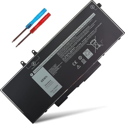 بطارية 97Wh X8VWF 4XKN5 11.1V لجهاز Dell Latitude 14 Rugged 5404 5414 E5404، Rugged Extreme 7404 7414 E7404، Notebook VCWGN YGV51 CJ2K1 5XT3V XN4KN XRJDF P45G P45G002 P46G P46G001 in Saudi Arabia