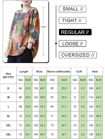 YESNO Women Christmas Sweater Graphic Printed Oversized Pullover Sweaters Casual Loose Knit Tops S01 in Saudi Arabia