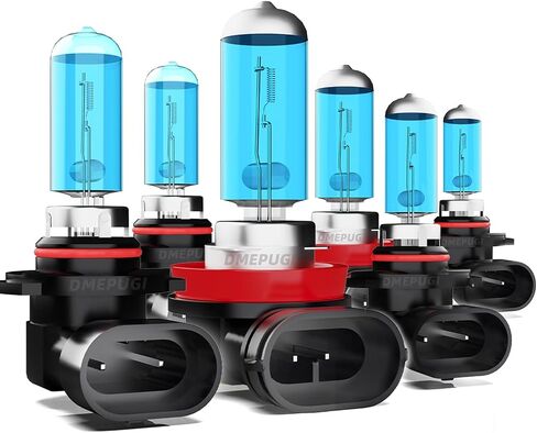 Light Bulbs Compatible with Dodge Ram 1994-2001 Headlight Bulbs, 9007 High/Low Beam halogen + 880 Fog Lights, Super Bright 6000K White,Pack of 4 in Saudi Arabia