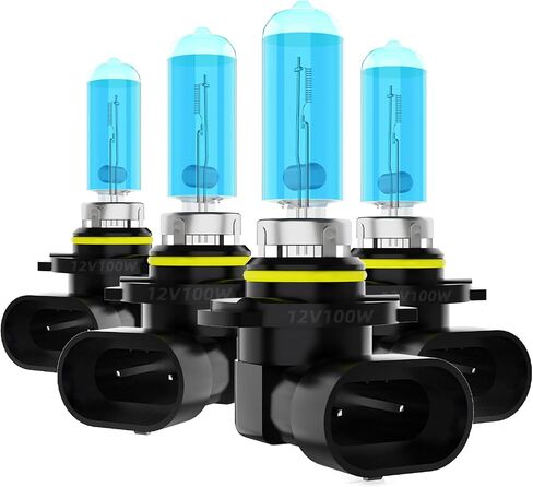 Headlight Bulbs Fit For Ford Taurus 1992-2007, 9007 High Low Dual Beam Combo, Super Bright 5500K White Light High Performance Halogen Light Bulbs, 2PCS in Saudi Arabia