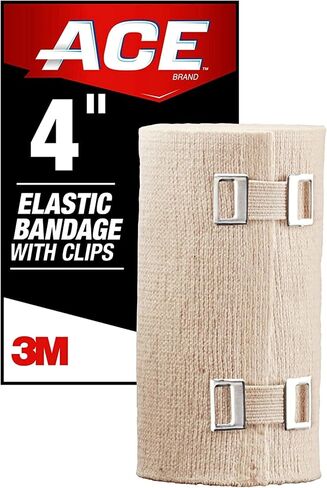 Ace Ace Elastic Bandage With Clips 4 Inch, 3 Count (Pack of 1) in Kuwait