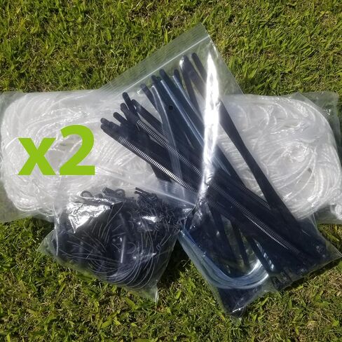 فاليرتا بريمير® 24x8 قدم. الحجم التنظيمي الرسمي لهدف كرة القدم. أقوى إطار فولاذي مقاوم للصدأ والتآكل بقطر 2 بوصة مع شبكة متينة مقاومة للطقس 4 مم. ضمان لمدة سنة واحدة! in Kuwait
