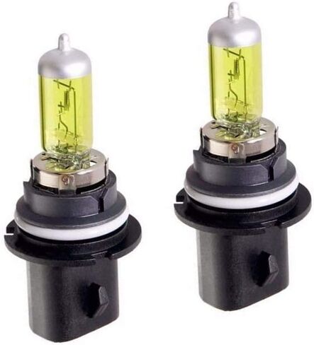 H1 Halogen Halogen Headlogy Xenon Lightbulb - زوج من 12 فولت 100 وات 3000K سوبر سوبر مشرق من المصباح المصباح الصفراء الذهبية الفائقة (زوج) in Kuwait