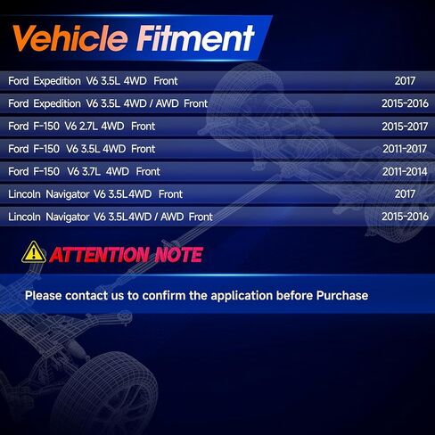 938-818 Front Drive Shaft Prop Shaft Driveshaft Assembly Fit for Ford F-150 2011-2017 Lincoln 4WD / AWD, Replace# BL3Z4A376B, FL3Z4A376A in Saudi Arabia