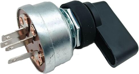 HD Switch Starter Ignition Switch, 4 Position, 4 Terminal Replaces Miller Welder 176606 207110,Includes Handle Lever & Dust Shield Grommet System in Saudi Arabia