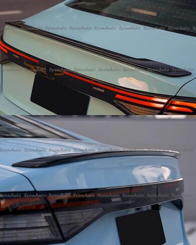يناسب 2023+ 11th Gen Honda Accord JDM Style Glossy Black الخلفي المفسد المفسد المفسد in Kuwait