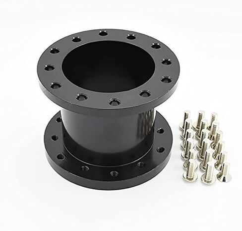 2.0" Steering Wheel Hub Adapter Extension Spacer 6 bolt Black in Saudi Arabia