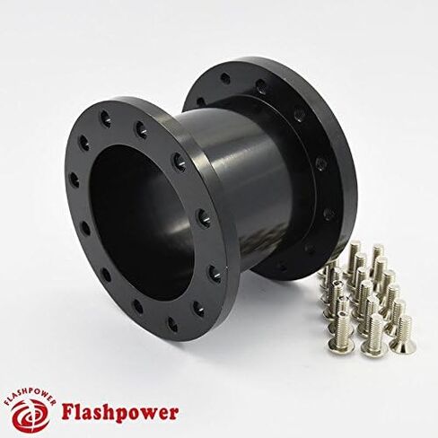 2.0" Steering Wheel Hub Adapter Extension Spacer 6 bolt Black in Saudi Arabia