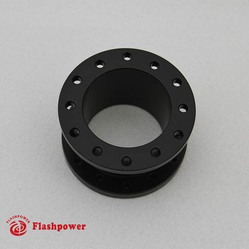 2.0" Steering Wheel Hub Adapter Extension Spacer 6 bolt Black in Saudi Arabia