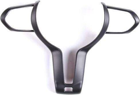 TINKI Car Steering Wheel Button Cover Trim Fit for BMW F20 F21 F22 F23 F30 F32 F33 F34 F36 F39 F15 F16 F80 F85 F86 M-Sport Interior Accessories, Only Fits for The Middle Hollow Version, Carbon Fiber in Kuwait