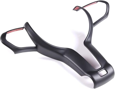 TINKI Car Steering Wheel Button Cover Trim Fit for BMW F20 F21 F22 F23 F30 F32 F33 F34 F36 F39 F15 F16 F80 F85 F86 M-Sport Interior Accessories, Only Fits for The Middle Hollow Version, Carbon Fiber in Kuwait
