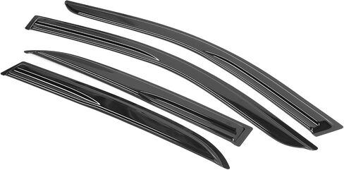 IKON MOTORSPORTS Window Visors Compatible with 2003-2007 Honda Accord, Smoked JDM Stick On External Side Window Wind Deflectors in Saudi Arabia