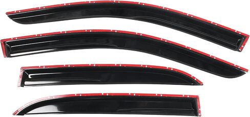 IKON MOTORSPORTS Window Visors Compatible with 2003-2007 Honda Accord, Smoked JDM Stick On External Side Window Wind Deflectors in Saudi Arabia