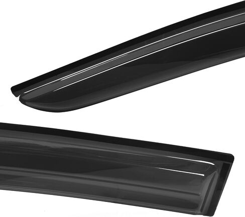 IKON MOTORSPORTS Window Visors Compatible with 2003-2007 Honda Accord, Smoked JDM Stick On External Side Window Wind Deflectors in Saudi Arabia