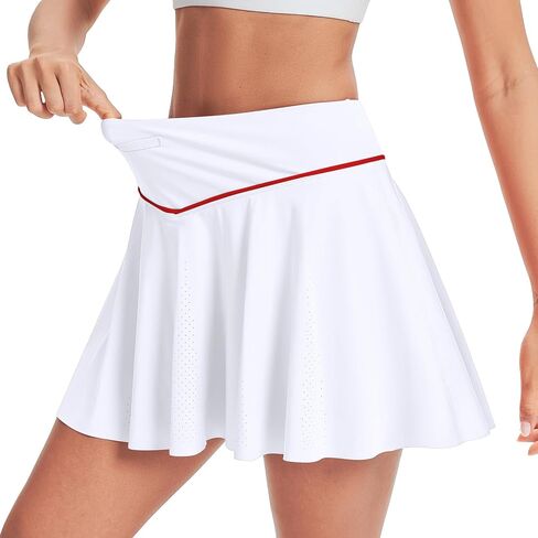 تنورة التنس للسيدات مع شورتات مدمجة في Skort رياضي يدير الجولف تجريب سريع الجفاف. in Kuwait