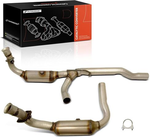 A-Premium Center Catalytic Converter with Gasket Kit Direct-Fit Compatible with Dodge Nitro 2007 2008 2009 2010 2011, 4.0L, E.P.A. Compliant in Saudi Arabia