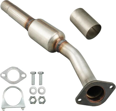 محول الحفاز الخلفي Philtop متوافق مع 2006-2008 RAV4 2.4 ، 2009-2012 RAV4 2.5L-استبدل# 16432 ، 642237 ، 40787 الفولاذ المقاوم للصدأ المباشر من أجل EPA) in Kuwait