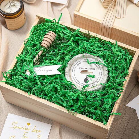 Mefleet 1 LB Crinkle Paper Filler Brown Shredded Paper for Gift Box Basket in Saudi Arabia