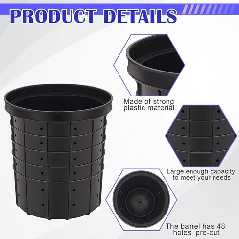 حوض مستنقع مثقوب حوض مضخة 15 * 13 بوصة دلو مضخة مستنقع مثقوب مع 40 فتحة محفورة لمساحات الزحف والساحات والباحات والممرات in Kuwait